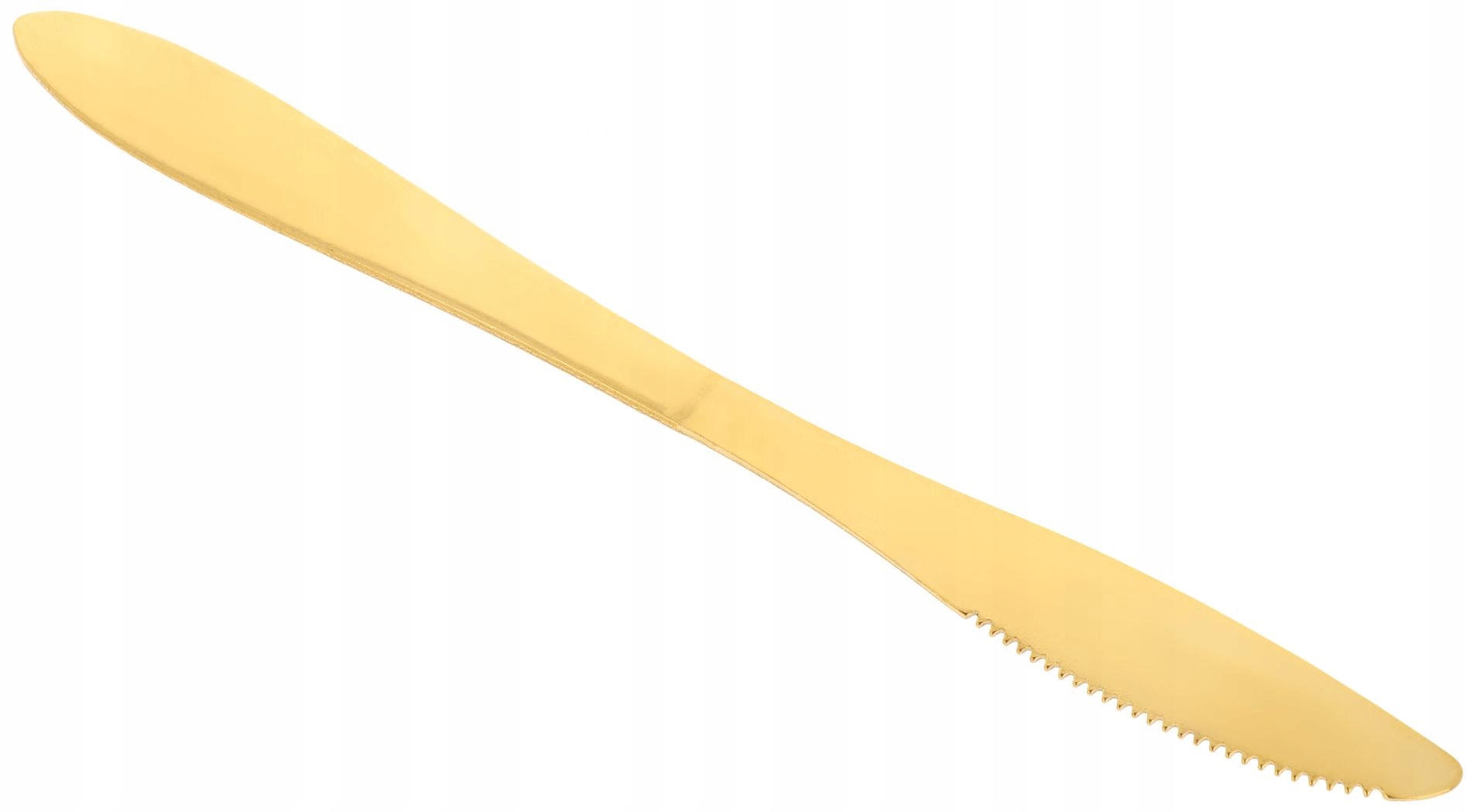 ZŁOTE NOŻE STOŁOWE OBIADOWE SZTUĆCE NÓŻ STOŁOWY ELEGANCKI ZESTAW 6 szt. Liczba sztuk 6 szt.