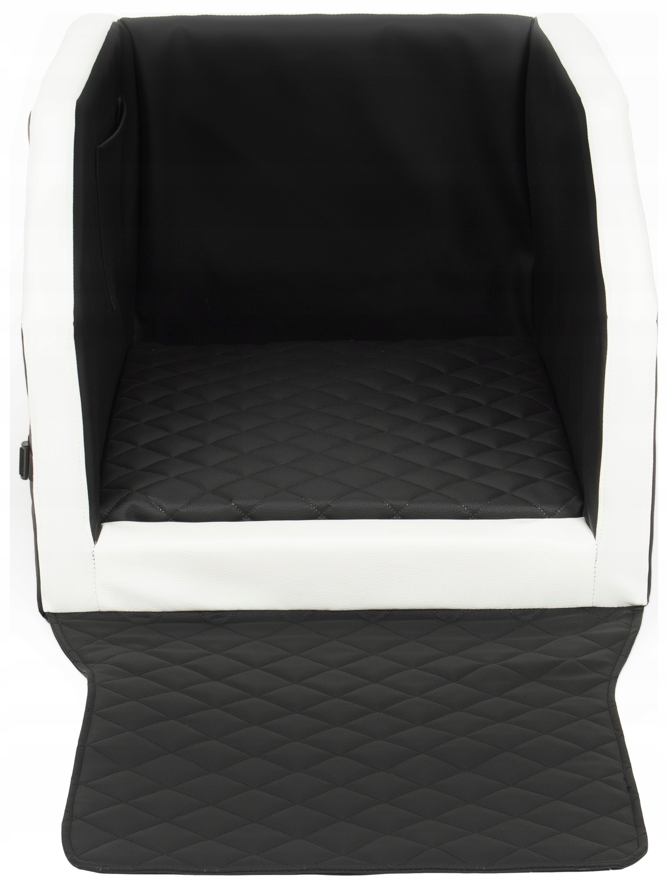 Přepravka pro psa na zadní sedadlo s matrací a pásem bezp