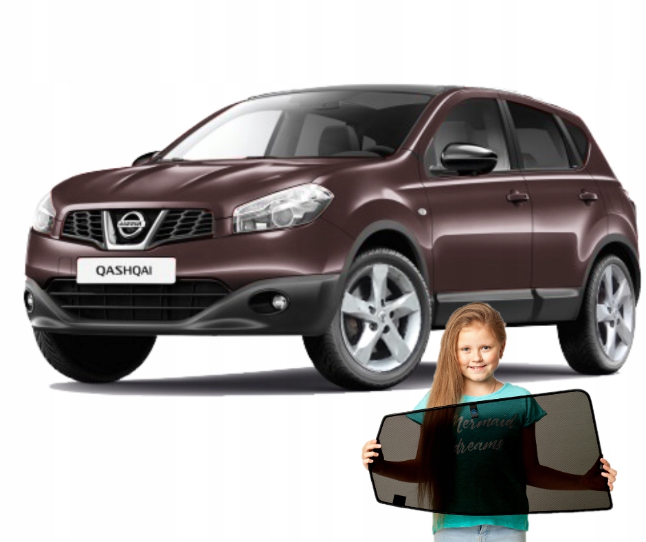 Záclony Slnečné clony určené pre Nissan Qashqai +2 2008-2014