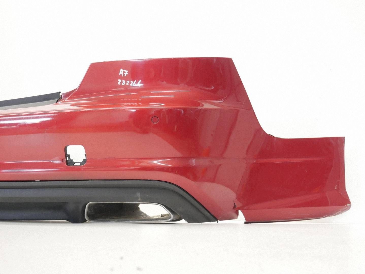 bumper rear part rear PDC diffuser accessories AUDI A7 4G LIFT S-LINE