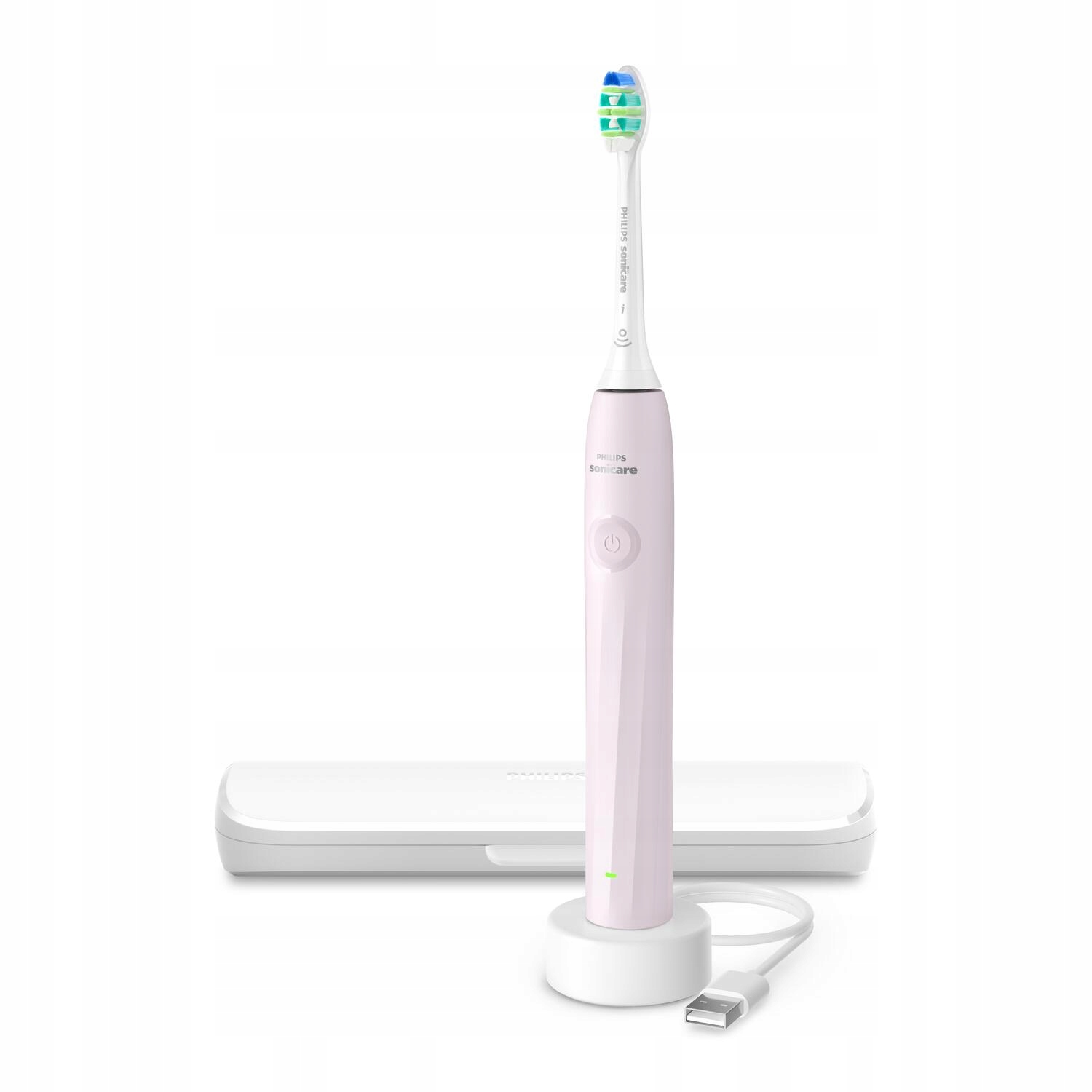 Philips Sonicare 2100 szczoteczka soniczna jasnoróżowa etui HX4023/03
