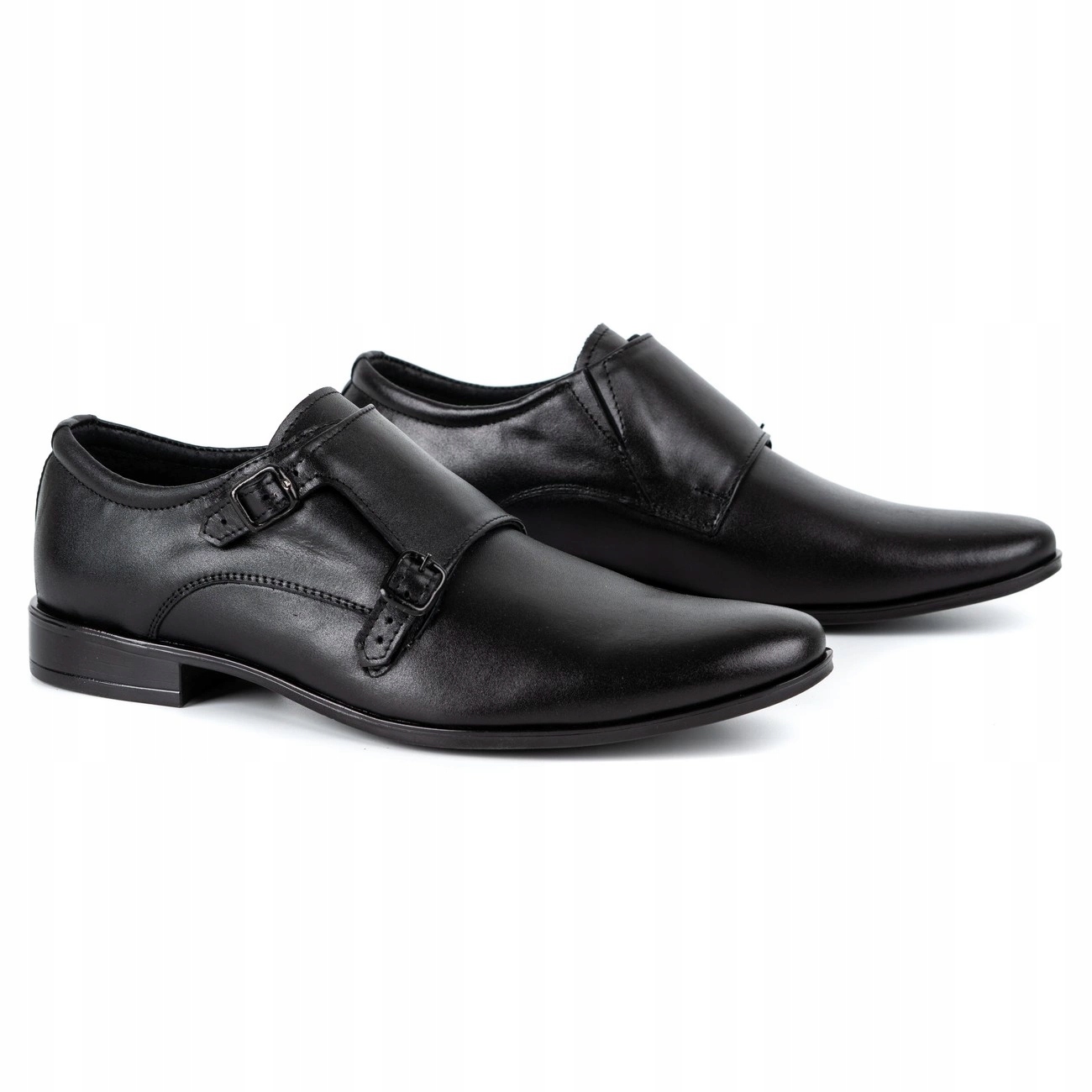 BUTY WIZYTOWE MĘSKIE SKÓRA POLSKIE 287LU CZARNY 38 Rozmiar 38