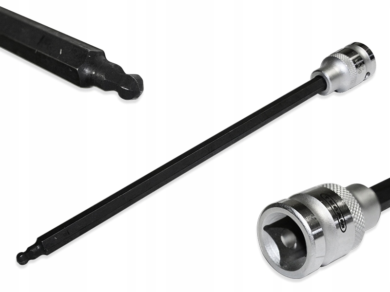 Klucz imbus 6 mm z kulka dl 240mm