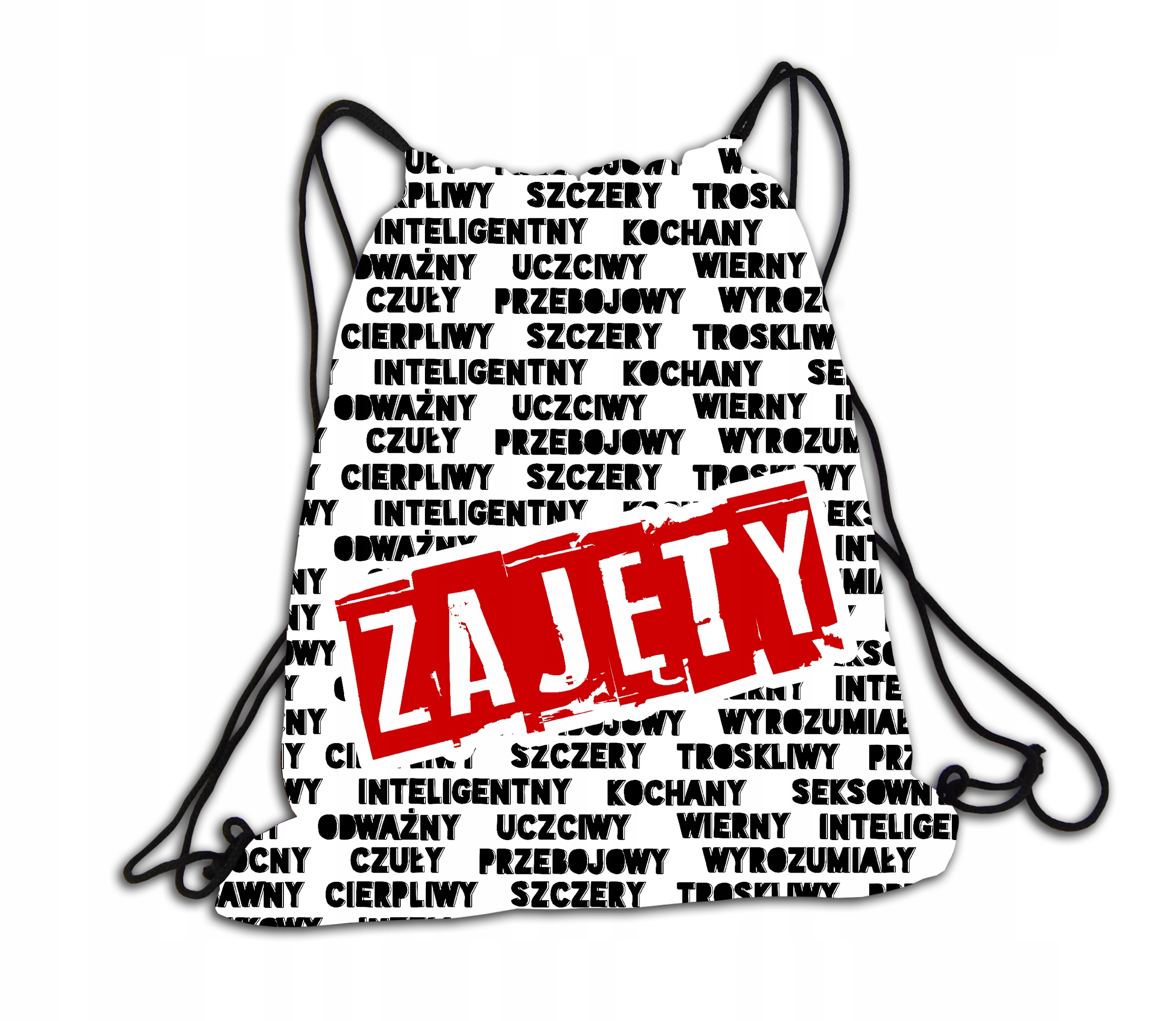 

Walentynki Worek Plecak "zajęty"