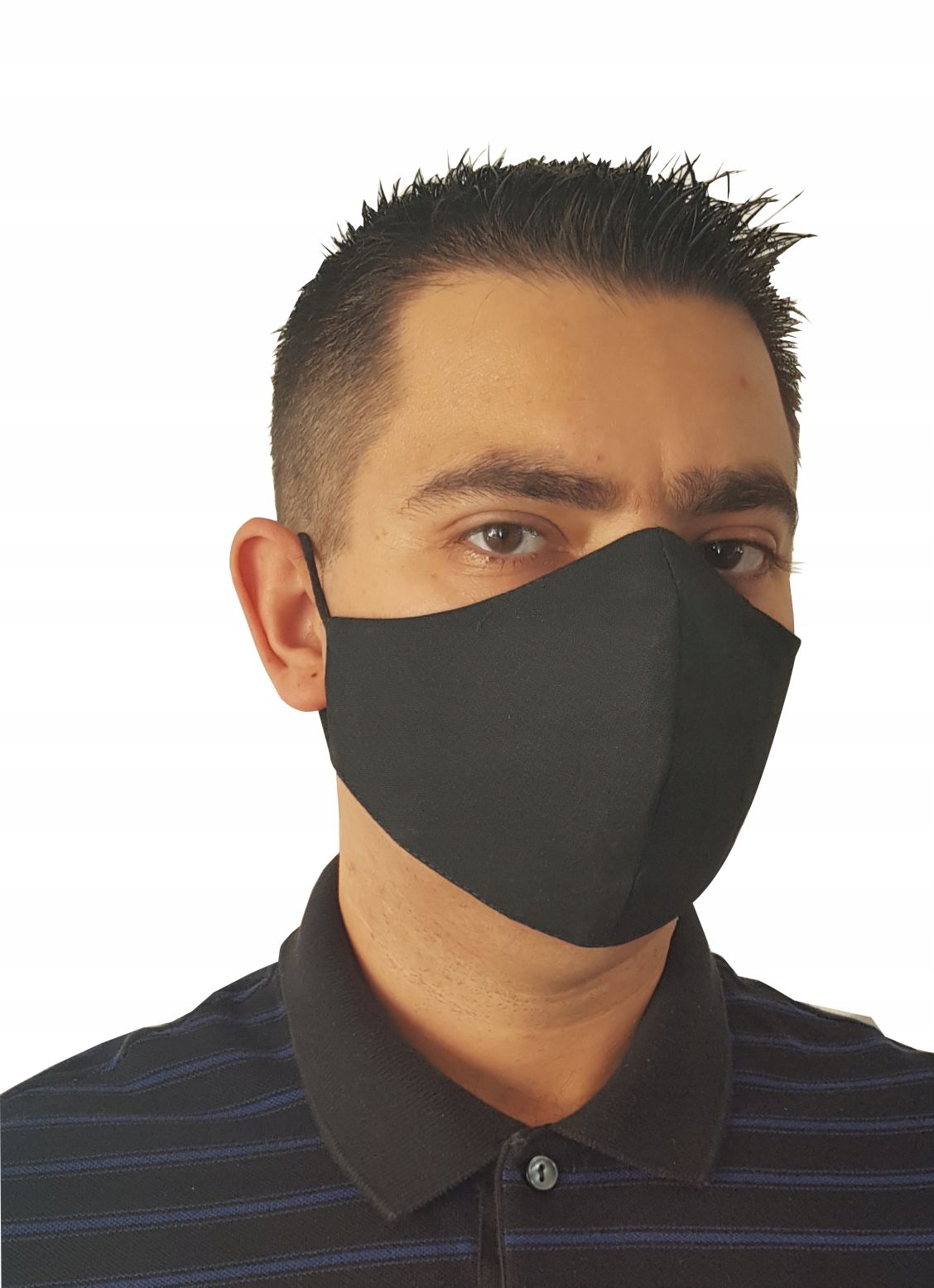 

Maseczka Premium dwuwarstwowa na gumkę Czarna