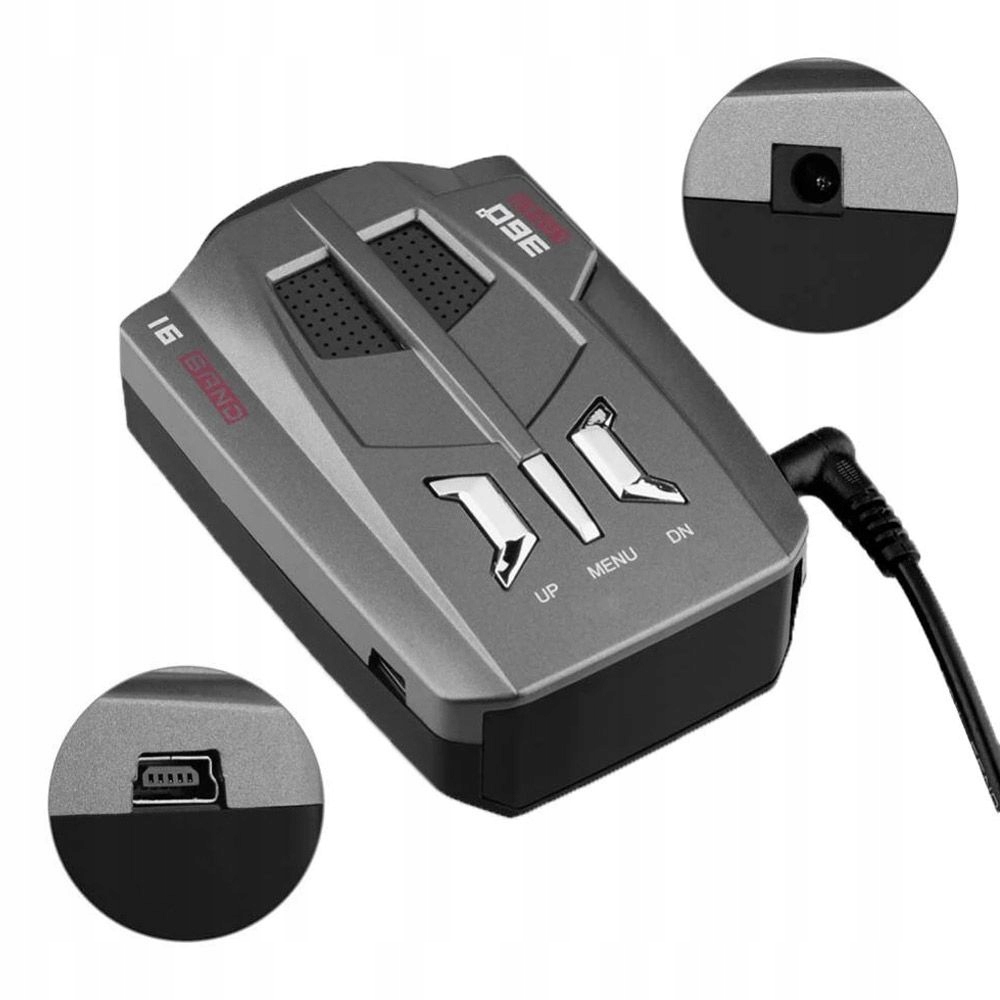 6935461861430 - Автомобільний радар-детектор 16 Band 360 Auto Ala