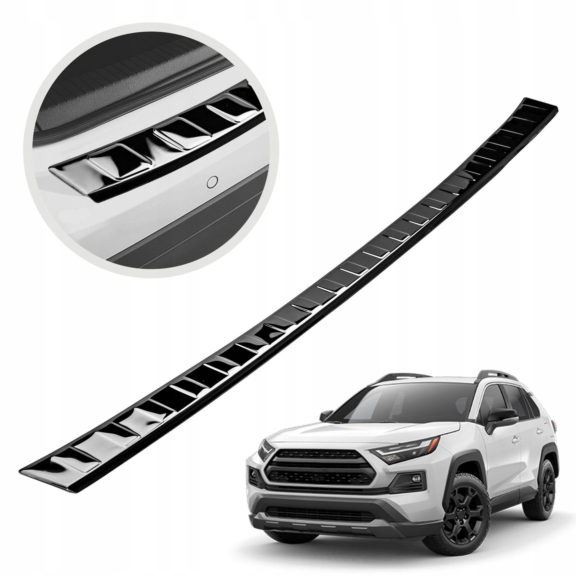 Ochranná lišta na zadný nárazník pre Toyota RAV4 V 2019-2026 oceľ