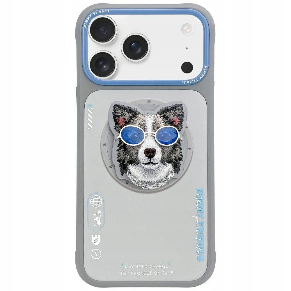 Nimmy Pouzdro Glasses Cool Dog Kompatibilní s Magsafe pro iPhone 17 Pro Max