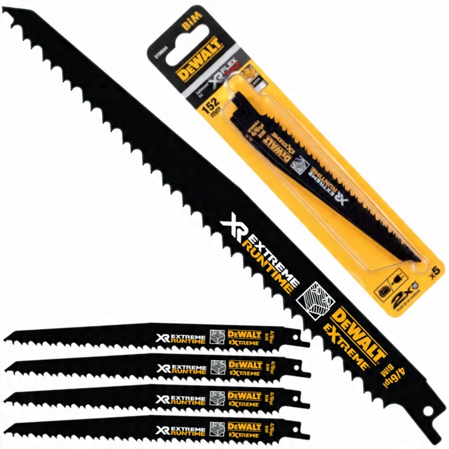 

Dewalt Zestaw brzeszczotów do drewna 152mm DT99554