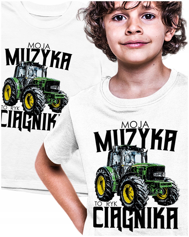 

John Deere Moja muzyka Ryk ciągnika Koszulka 110