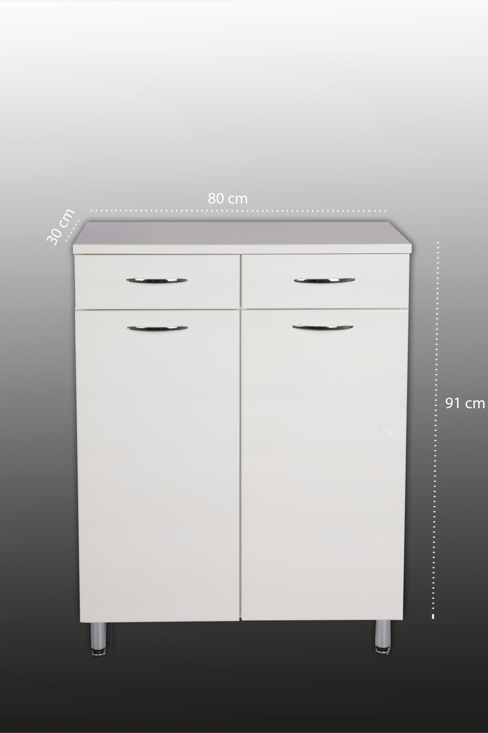 SZAFKA ŁAZIENKOWA KOMODA STOJĄCA Z KOSZAMI DOMYK EAN (GTIN) 5905481956936