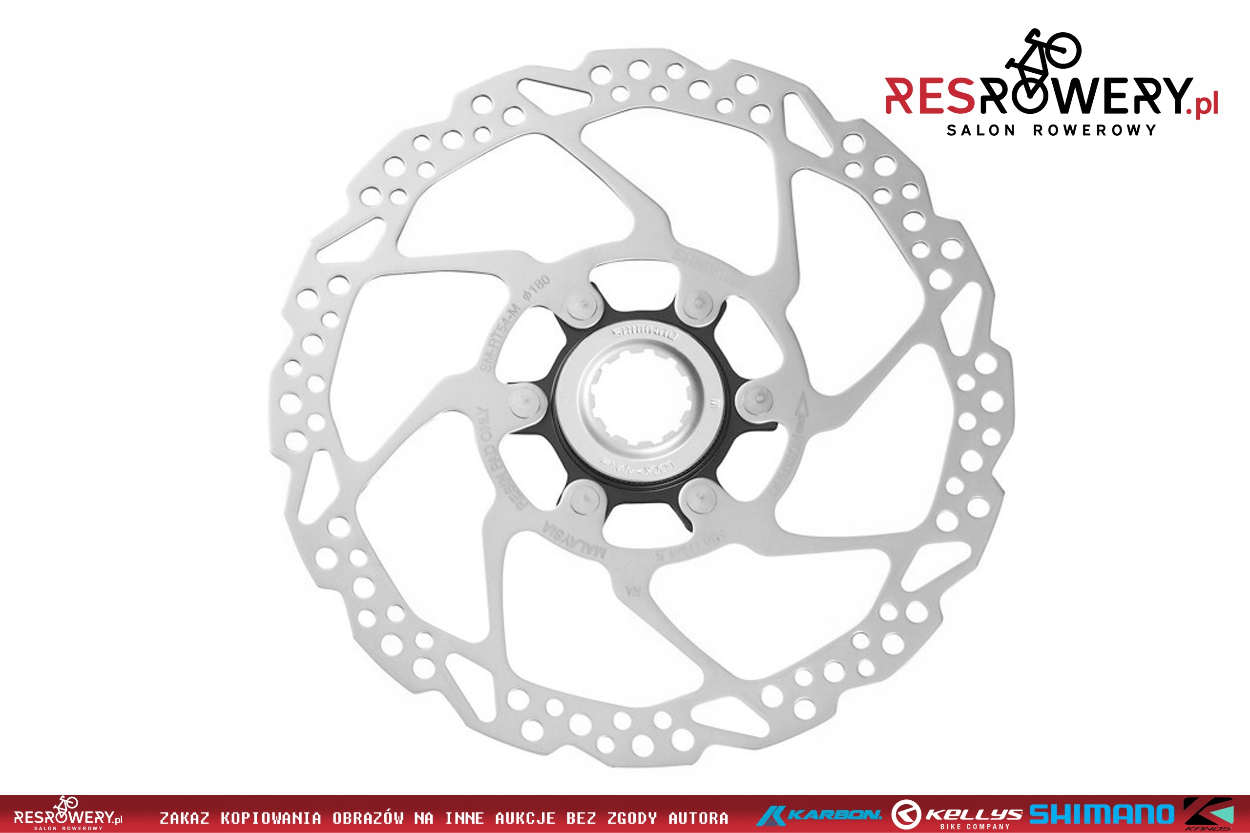 TARCZA HAMULCOWA SHIMANO SM-RT54 180mm CENTERLOCK Mocowanie centerlock