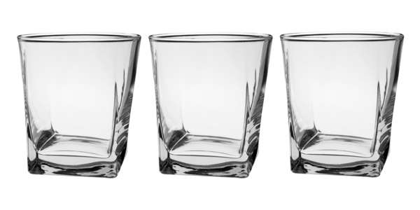 SZKLANKI niskie napój whisky 3 x 310 ml PASABAHCE