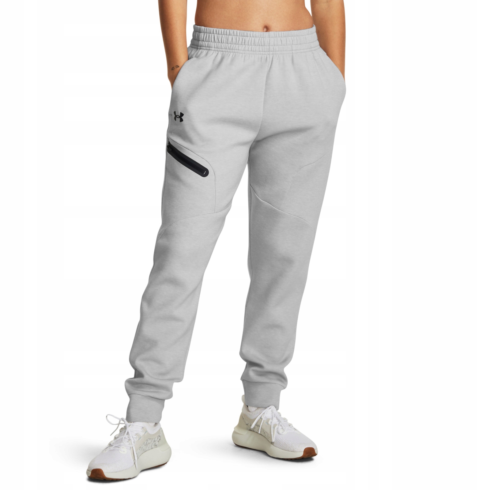Dámské kalhoty Under Armour Unstoppable Flc Jogger-GRY