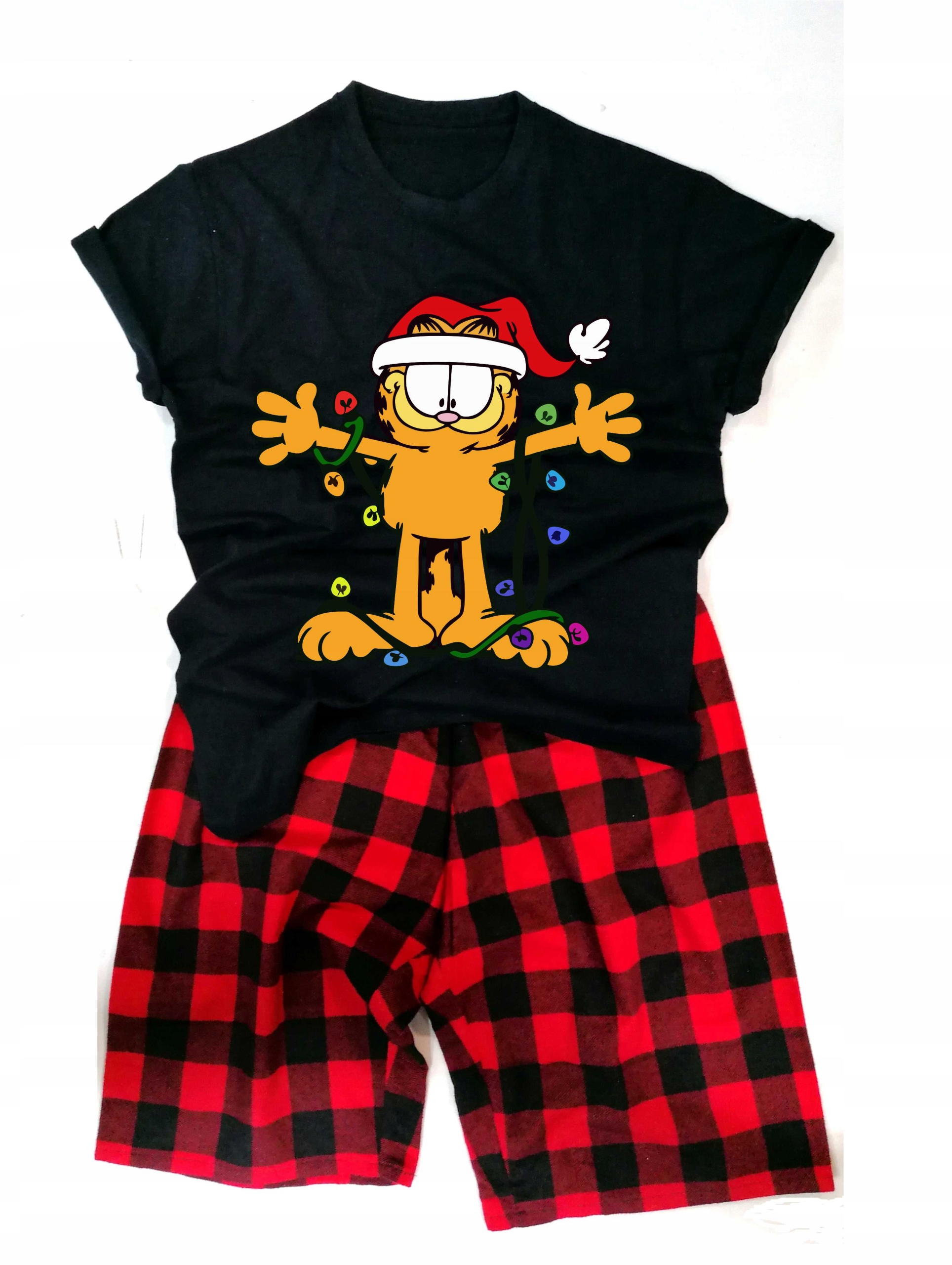 Pánské vánoční Pyžamo Dárek K Vánocům dárek na Mikuláše Kočka M