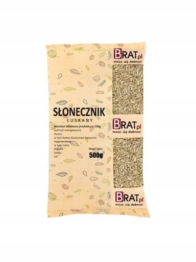 9x Brat Slunečnicová semínka loupaná 500 g