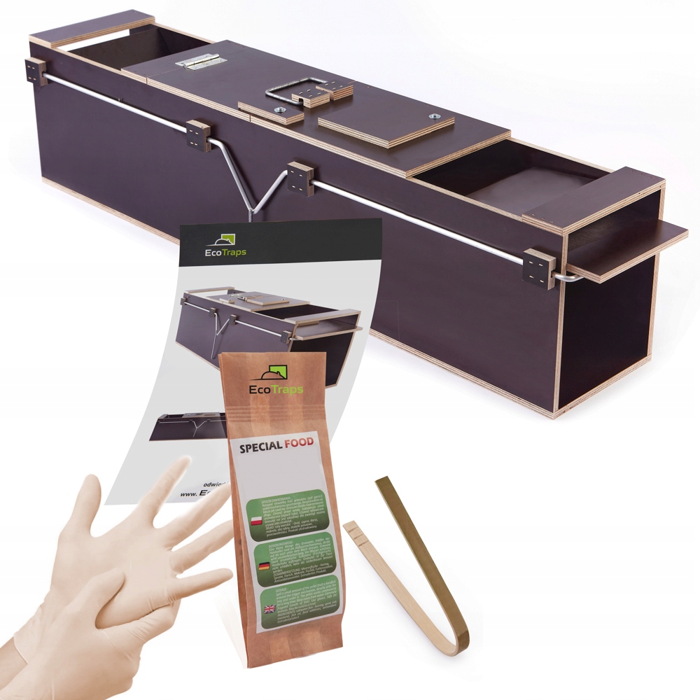 Klatka Żywołapka Na Kuny Łasice Szczury 100x19x24