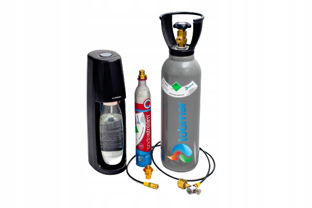 Zestaw Butla 5L CO2 Adapter Przewód Wąż Soda