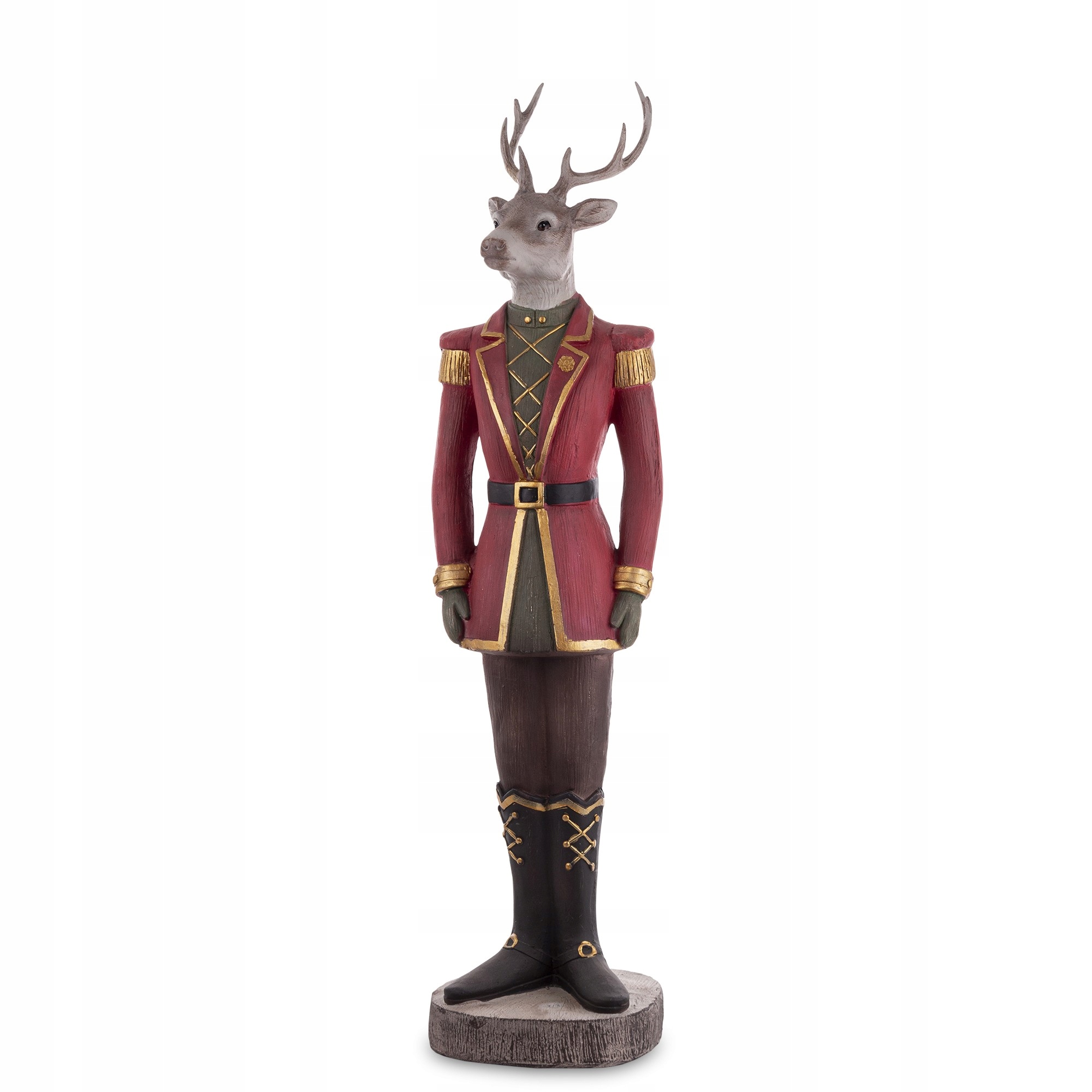 Vysoká vianočná figúrka Stojací Sob Los s darčekom Dekorácia 110 cm