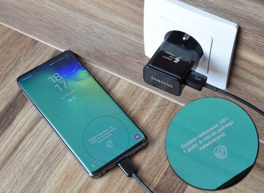 Ładowarka org + kabel do SAMSUNG Galaxy A41 Kolor czarny