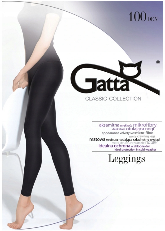 

Gatta Leggings Classic 100 den nero roz.3
