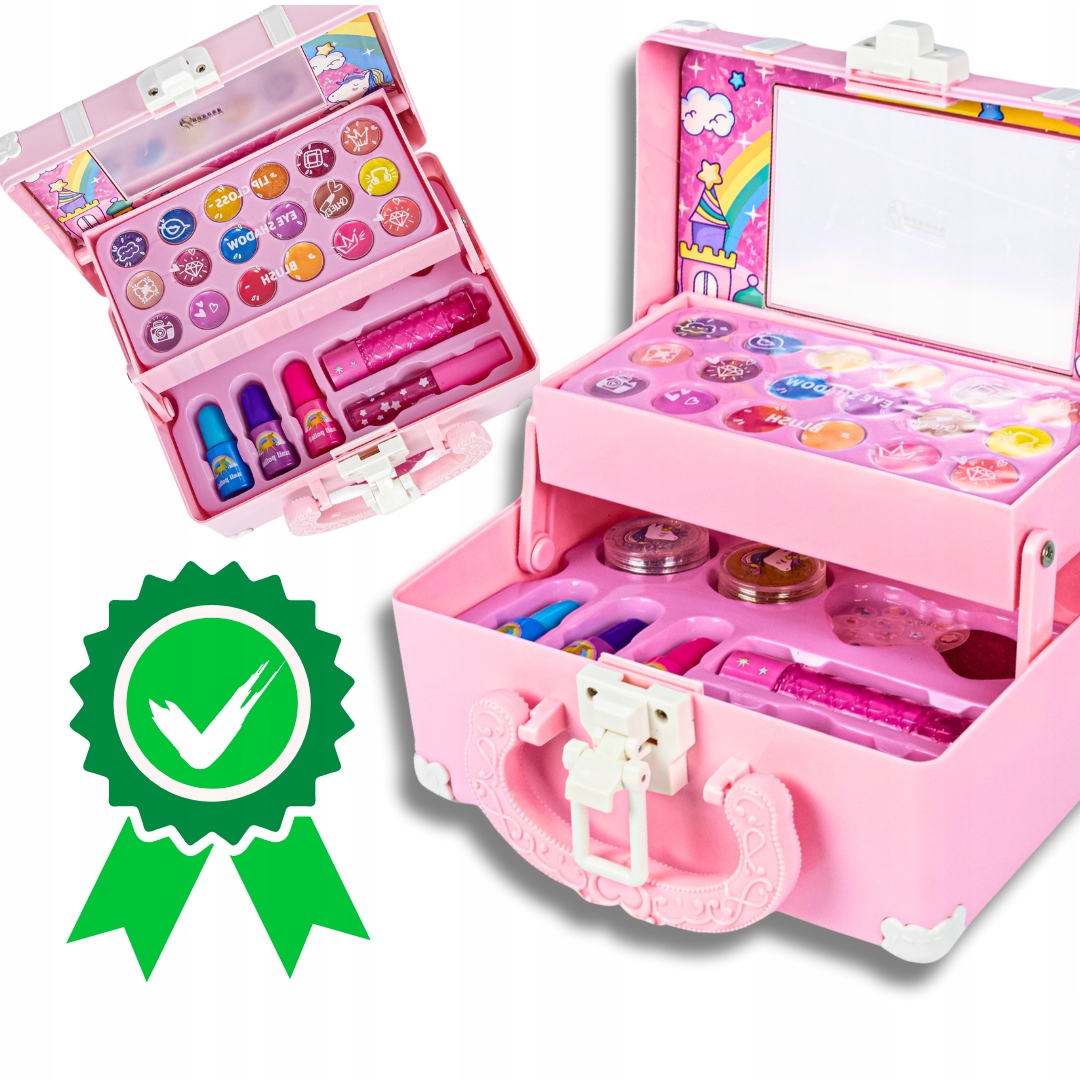 ZESTAW KOSMETYKOWY DUŻY WALIZKA KOSMETYKI MAKIJAŻ IDEALNY NA PREZENT Marka inna marka