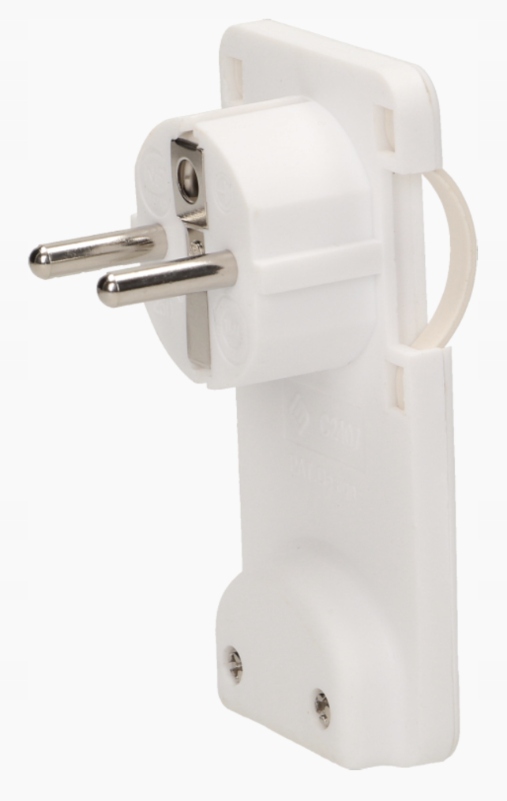 

Wtyczka Płaska Meblowa Biała OR-AE-1311/W Orno