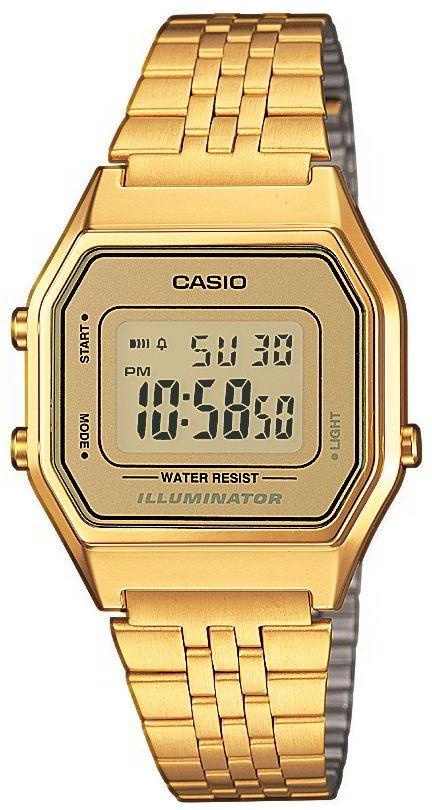 Zlaté Hodinky Casio Retro Unisex LA680WEGA-9ER