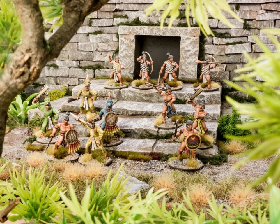 Aztec Warriors - 30 szt. Liczba figurek 30