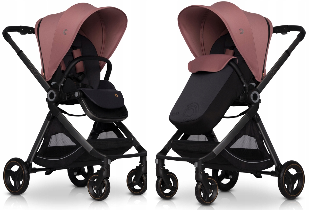 WÓZEK SPACEROWY CAVOE OSIS TYŁ/PRZÓD |DESSERT ROSE Elementy zestawu Spacerówka
