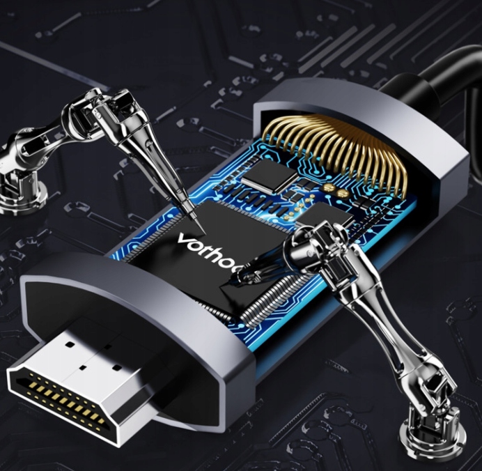 KABEL PRZEWÓD ADAPTER PRZEJŚCIÓWKA USB-C 3.1 TYP C DO HDMI 4K MHL 200cm TV Długość kabla 2 m