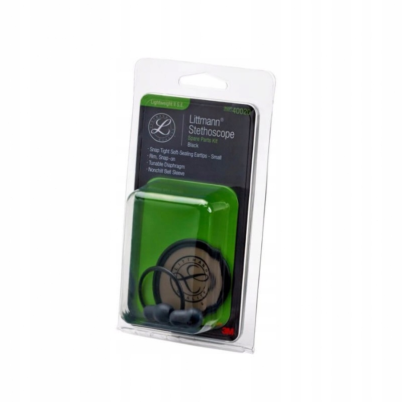 3M Littmann Stetoskop, zestaw naprawczy, Lightweight II S.e. Czarny 40020