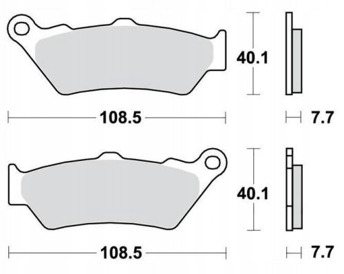MCB671SV - Тормозные колодки ПД TRW BMW F650 CS Scarver 00-06