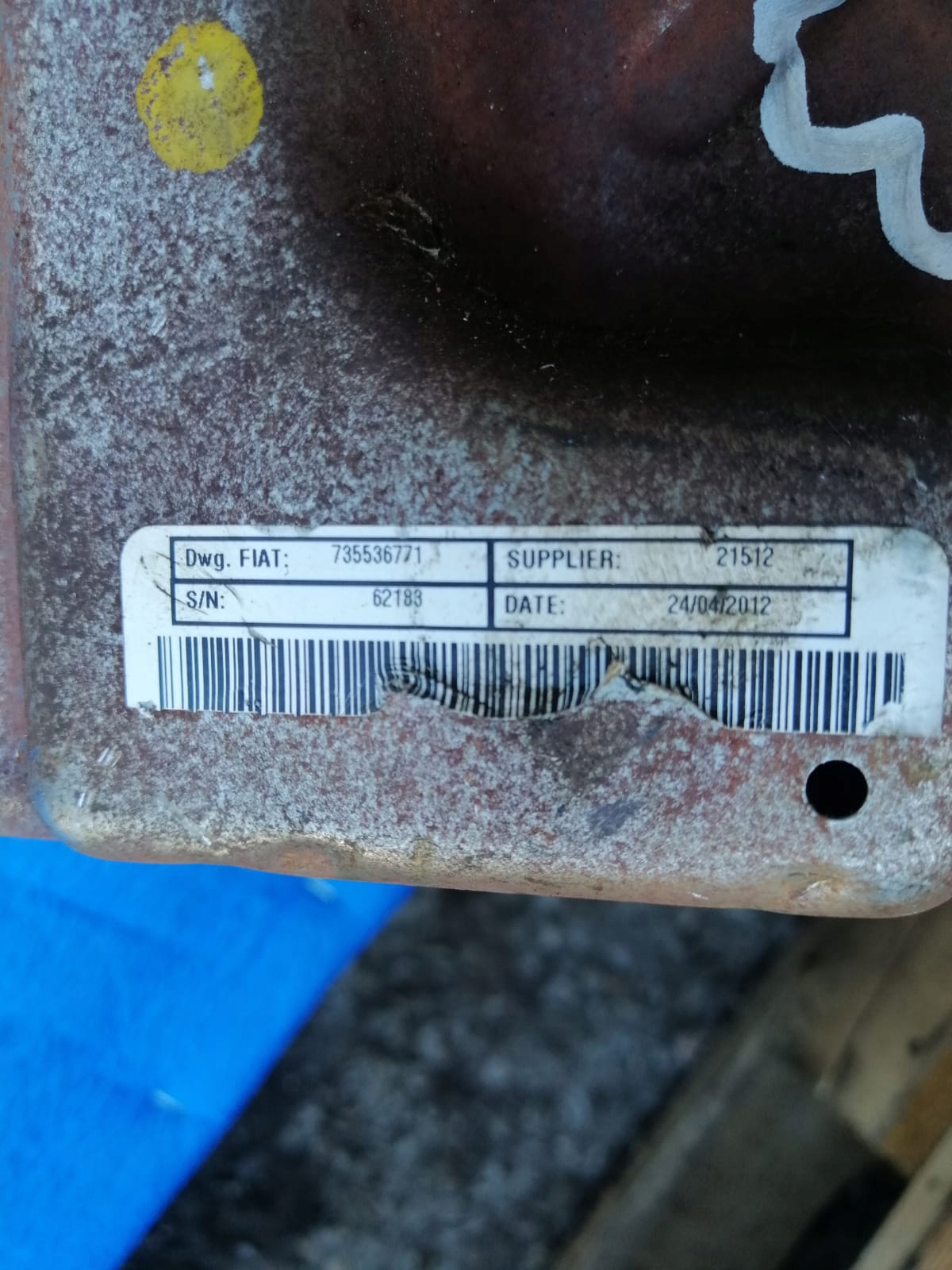 control electrics 735536771 Fiat Panda III