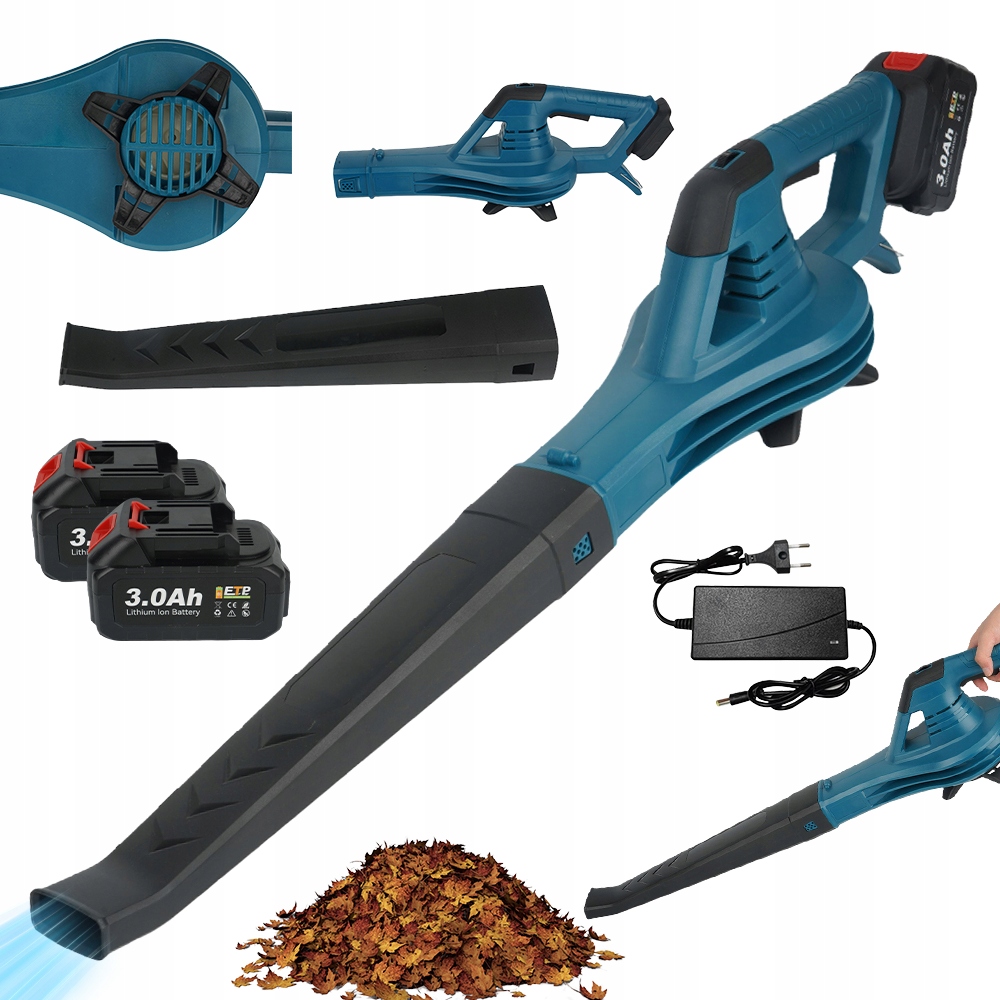 Výkonný Bezdrátový Akumulátorový Foukač 20 V S Regulací Rychlosti