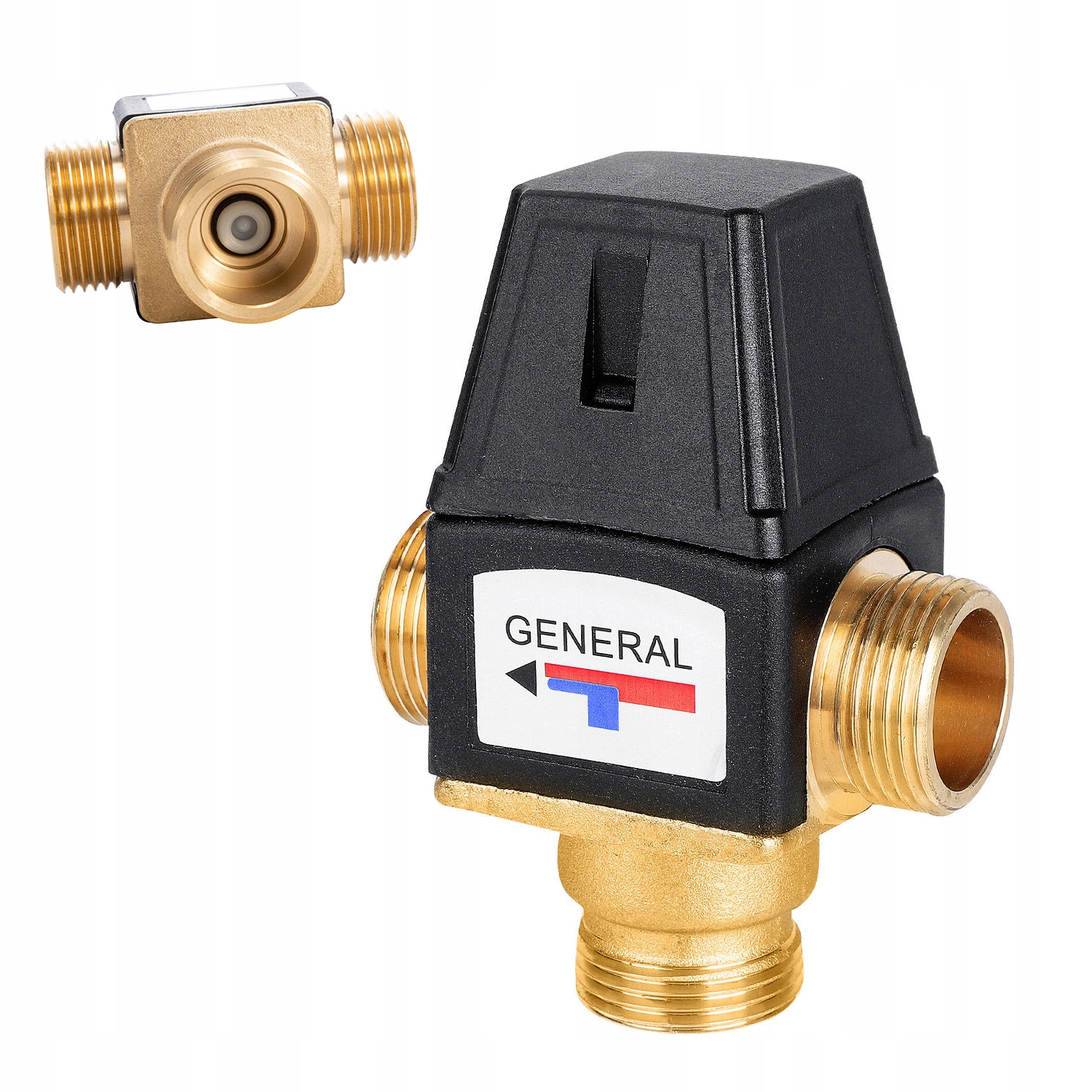 Termostatický míchač z mosazi Domácí míchač vody Dn20