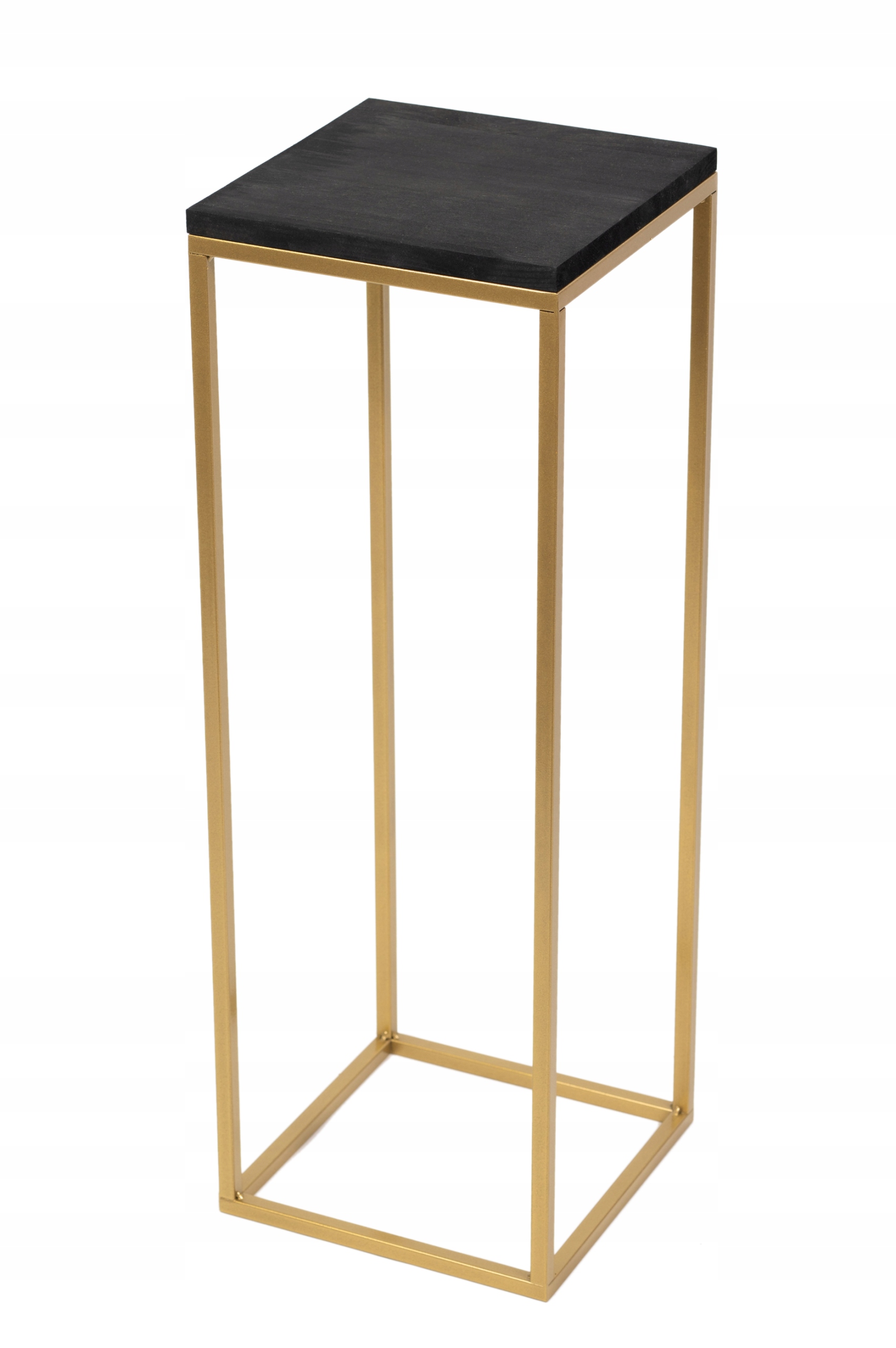 Držák Na Květináč Kovový Stojan Na Květiny Zlatý 70 CM Loft Polský