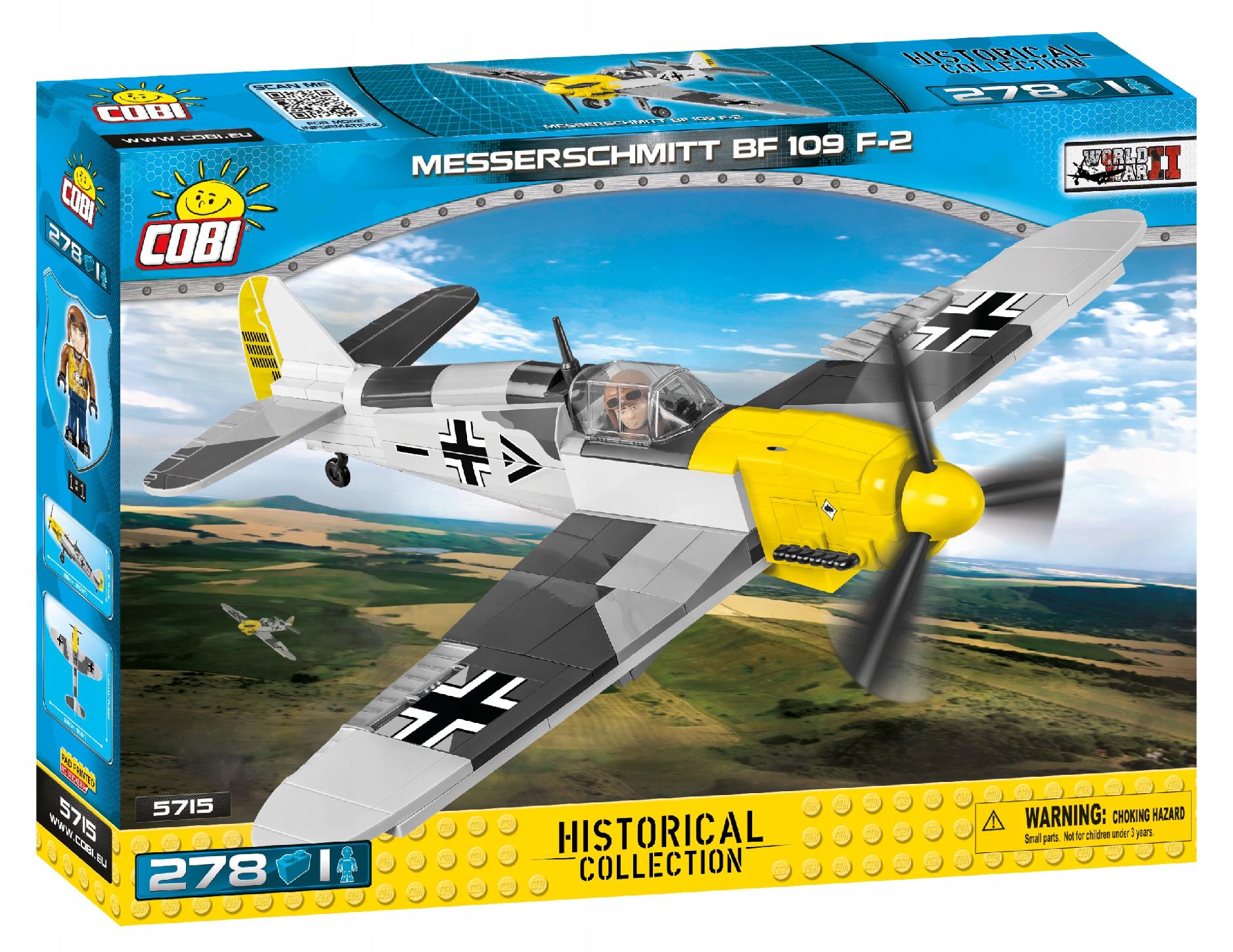 KLOCKI COBI 5715 SAMOLOT MESSERSCHMITT BF 109 F-2 Typ klocki konstrukcyjne
