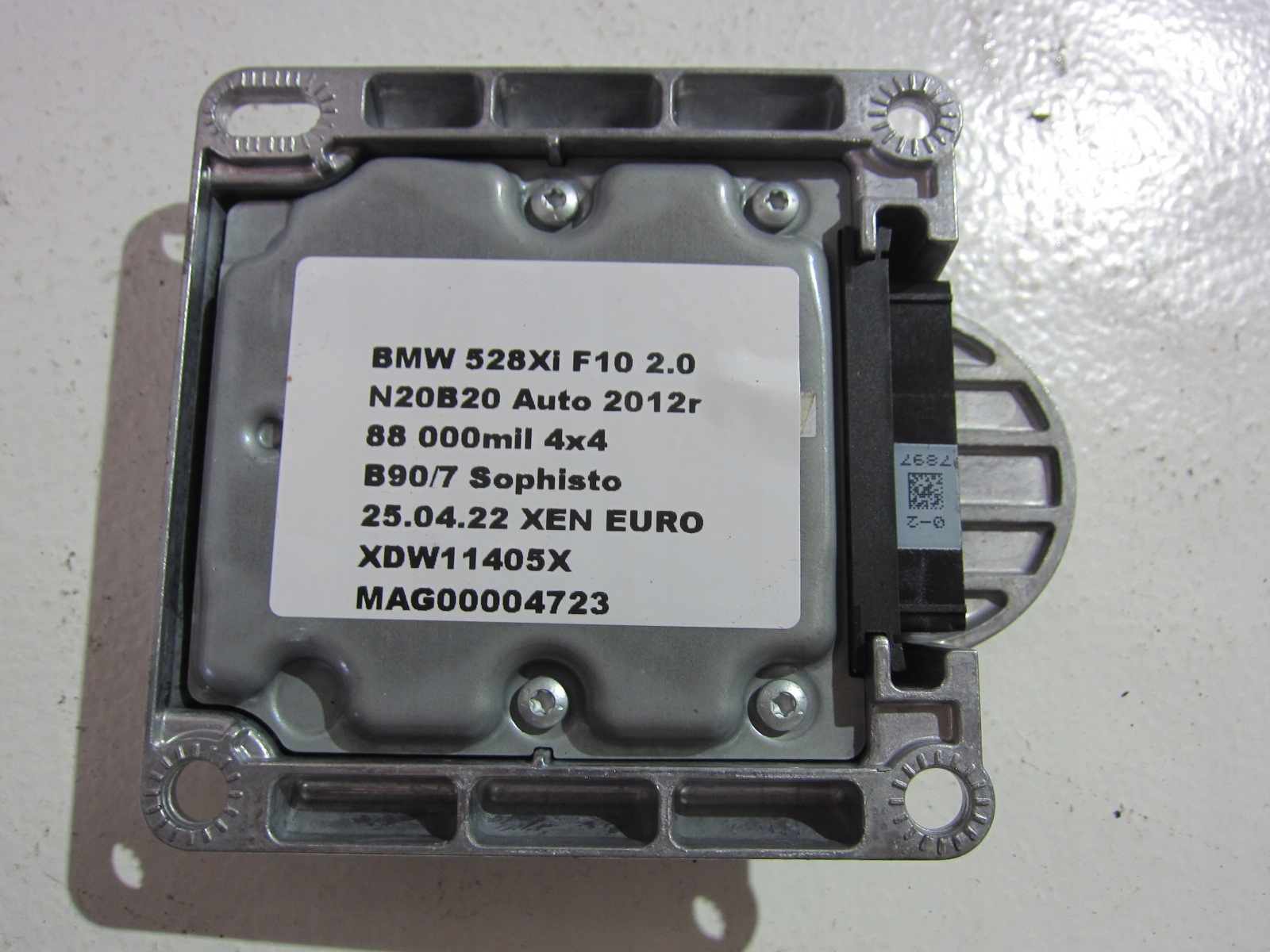 BMW F10 528Xi module control unit airbag 6857262