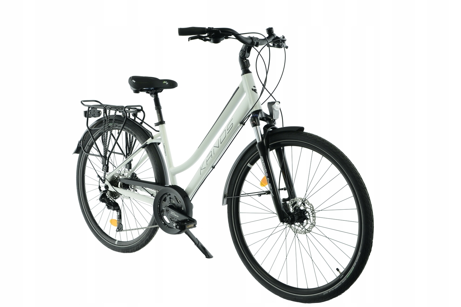 Rower Trekkingowy Kands 28 Verso V2 r17' biały CUES SHIMANO HYDRAULIKA r25D