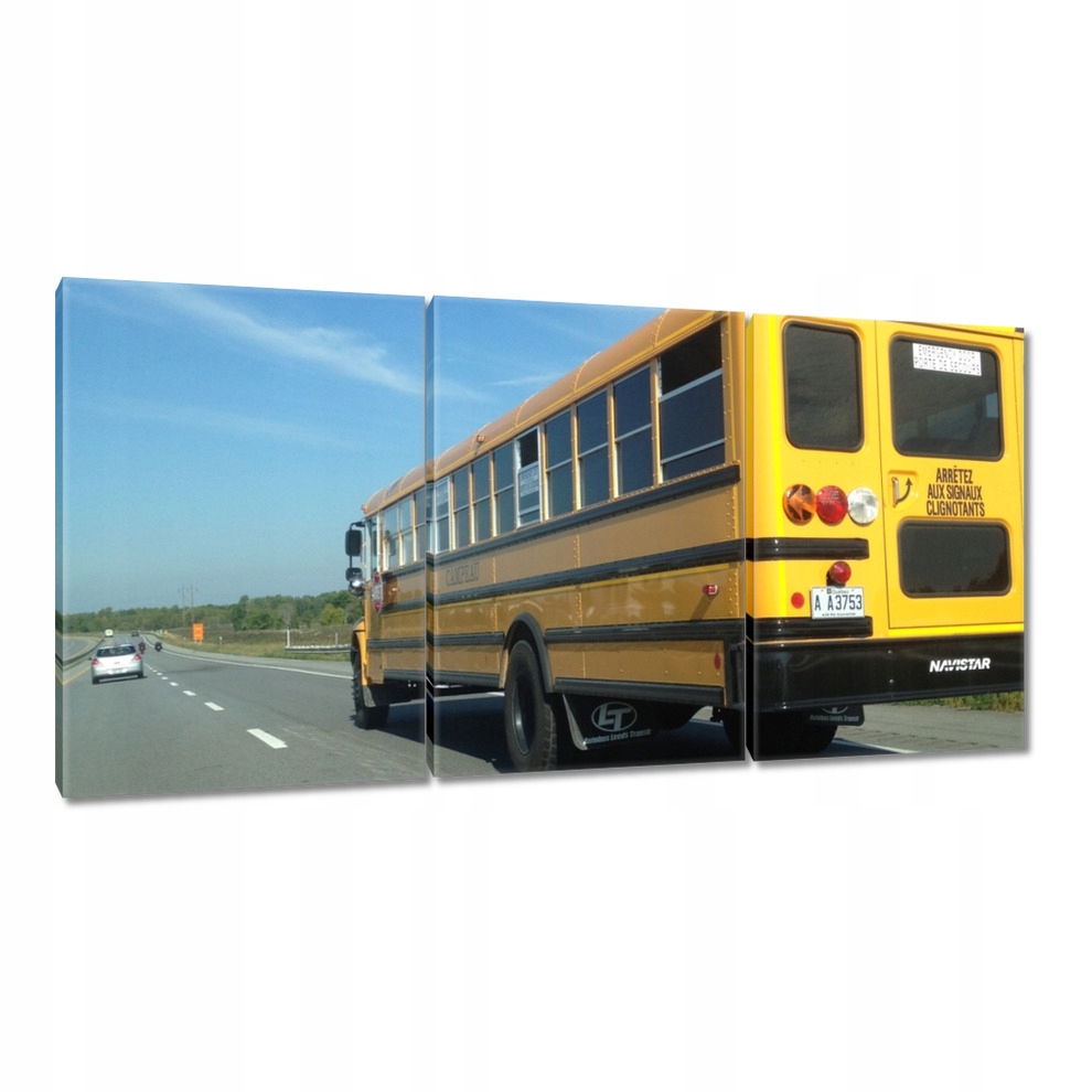 

Obrazy 120x60 Żółty Schoolbus