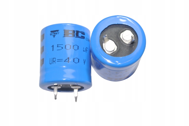 

1500uF 40V 105' Kondensator Vishay 22x26 Snap-In