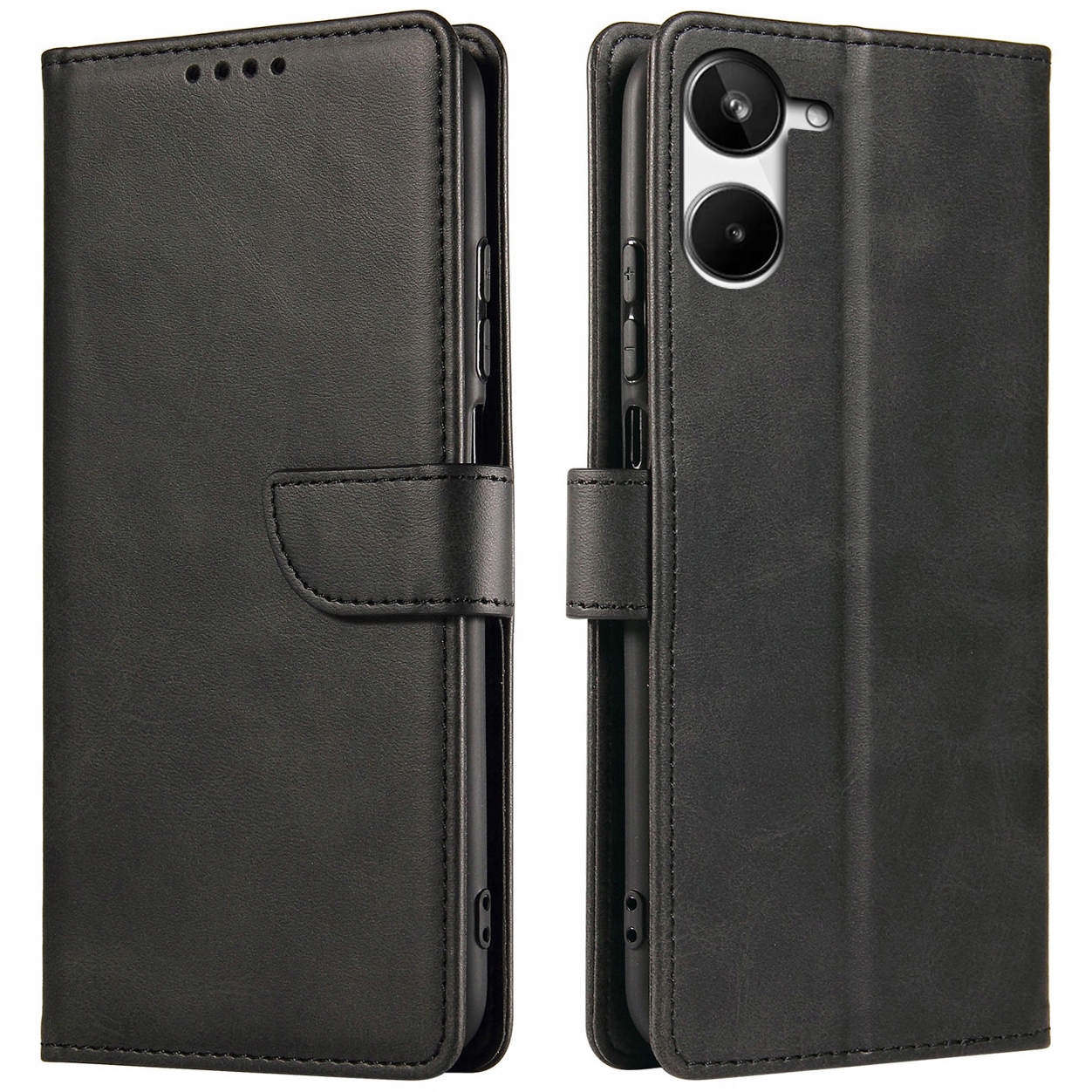 

Etui do Realme 10 4G Skórzane Magnet Case Szkło
