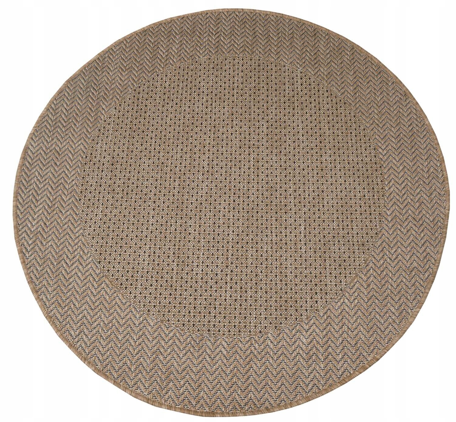 Koberec Kulatý 160 Šňůrkový Do Kuchyně Béžový Kuchyňský Venkovní Koberec