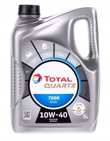 

Olej 10W40 Total Quartz Diesel 7000 5L