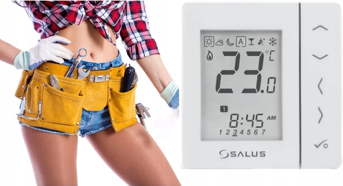 Salus VS30W Elektronický Regulátor Teploty