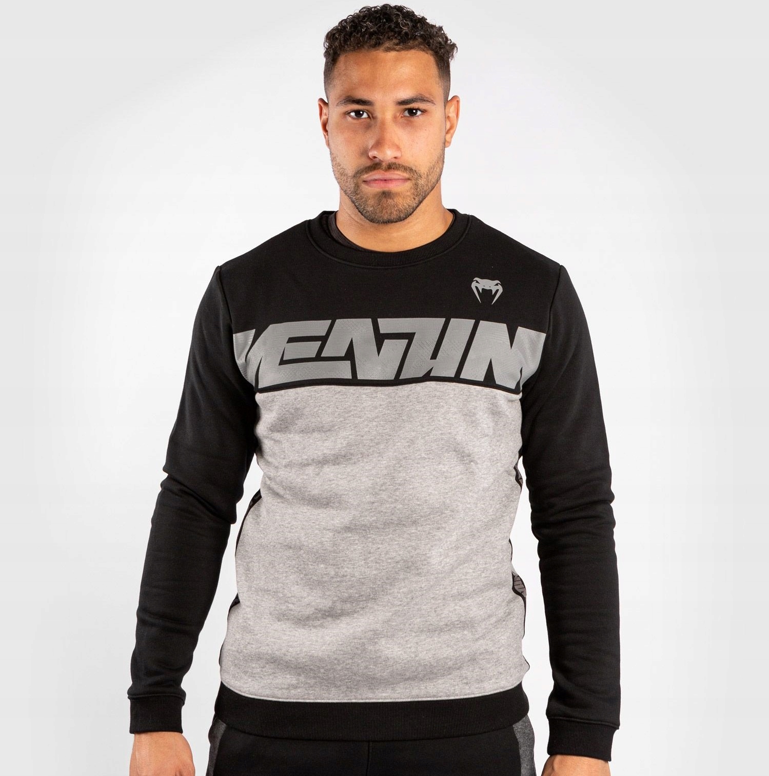 Mikina Venum Connect Crewneck Black/grey M