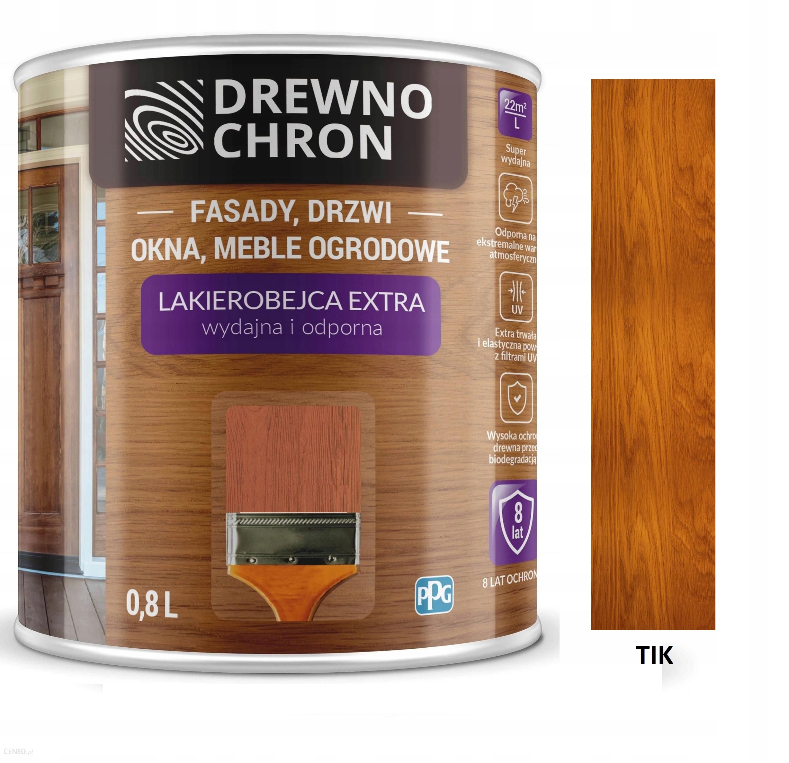 

DrewnoChron Lakierobejca Extra 0,75l Tik