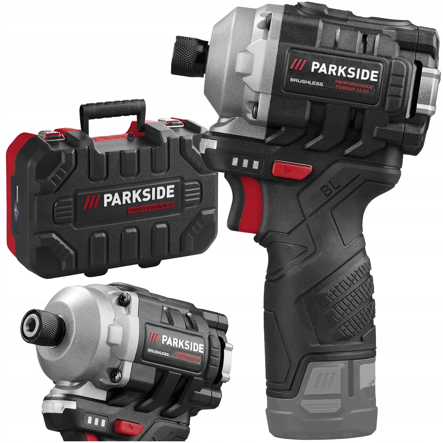 Akumulatorowy Klucz Udarowy Parkside Pdssap A1 12V Zakrętarka Walizka