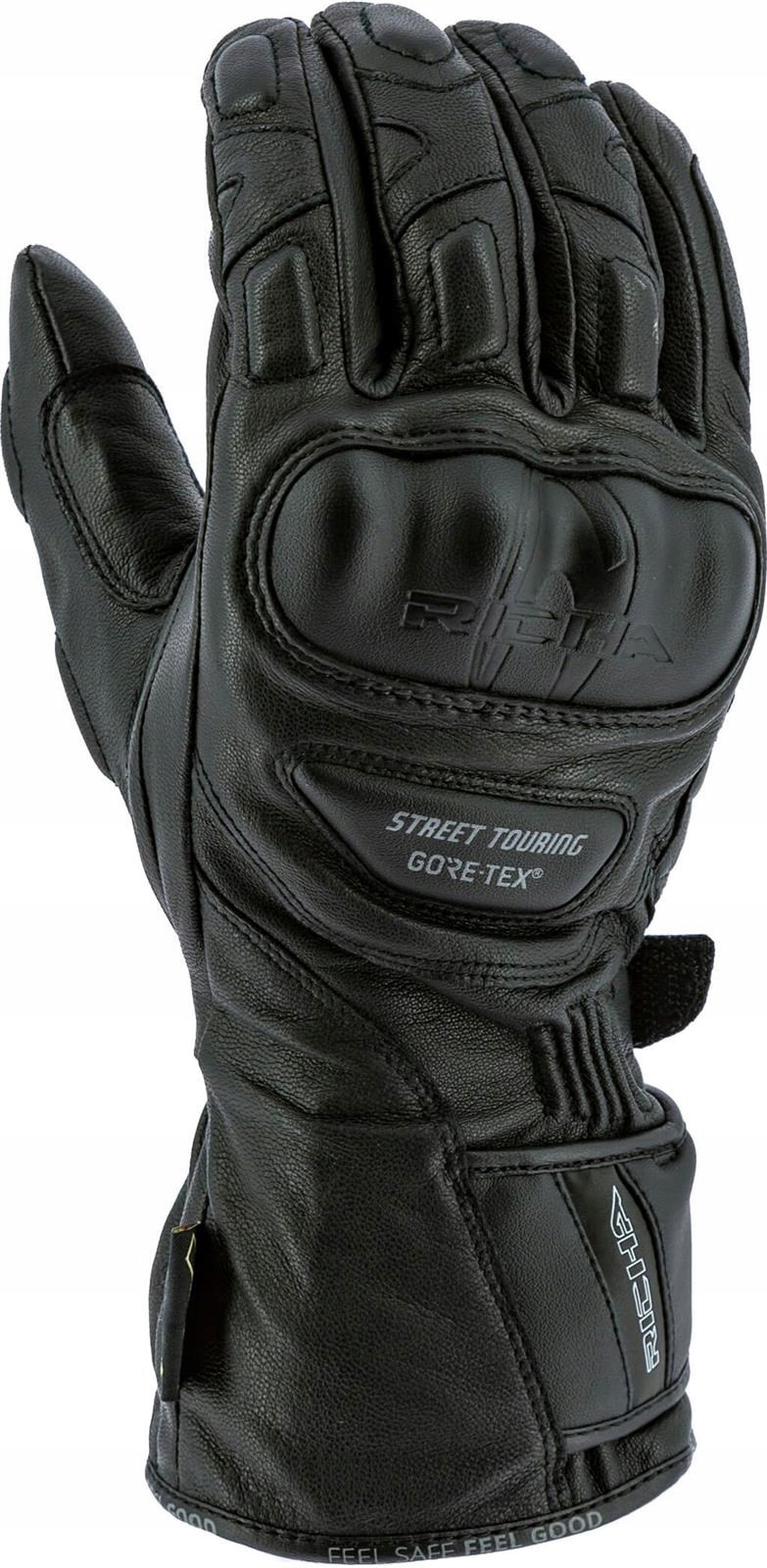 Rękawice motocyklowe turystyczne RICHA STREET TOURING GORE-TEX czarne XL